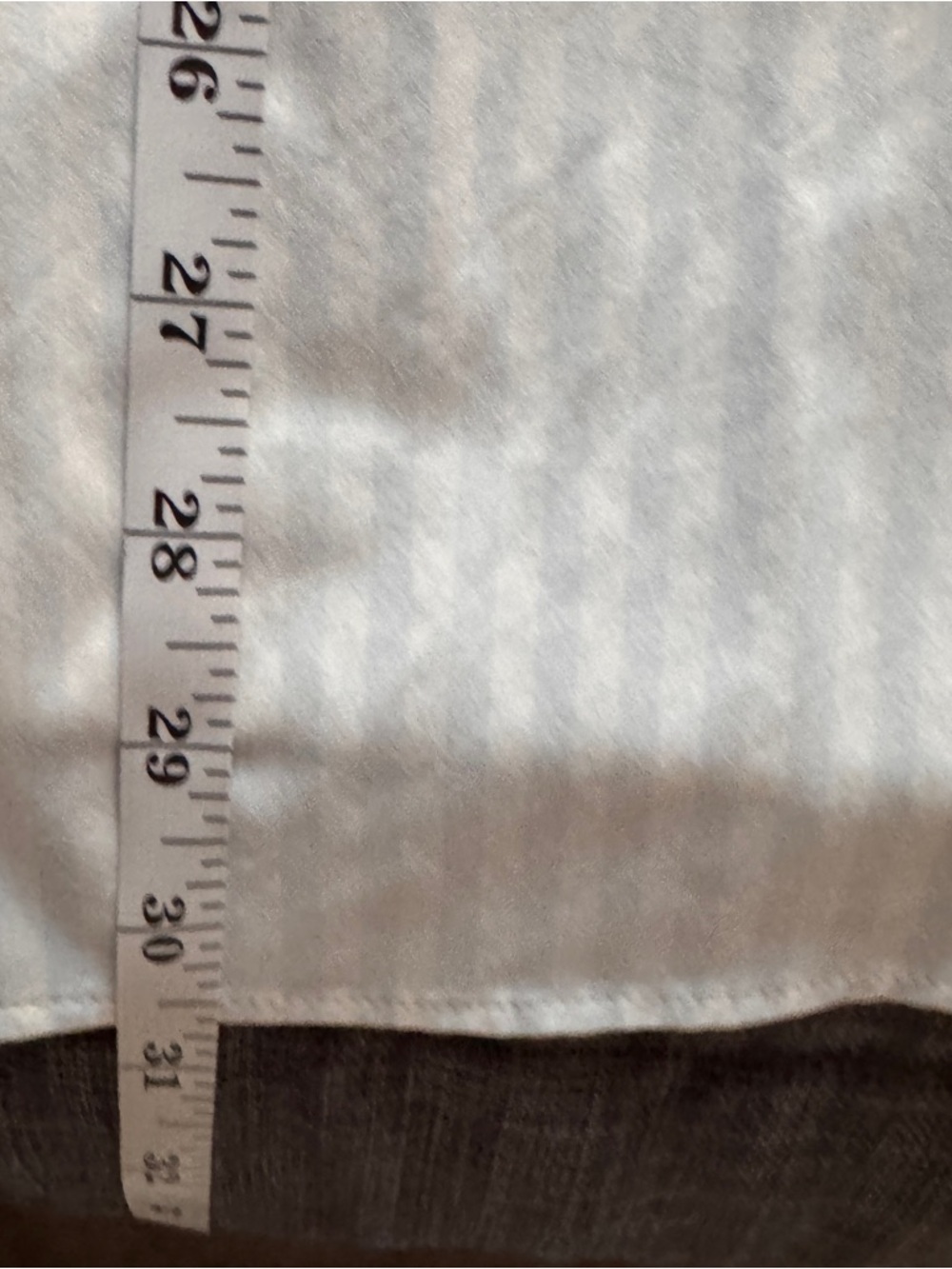 Men's Poncho Outdoors XL Slim Blue and White striped pearl snap - Picture 3 of 4